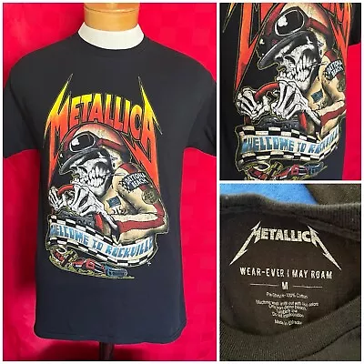 Metallica Wherever I May Roam Welcome To Rockville Shirt Size Medium Daytona Fl • $16