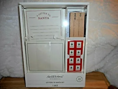 Hearth & And Hand With Magnolia Letters To Santa Stationary Set Rubber Stamp New • $12.99