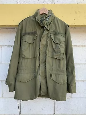 Vintage Cold Weather Field Coat Men’s Medium Seabees OG Sateen • $79.99