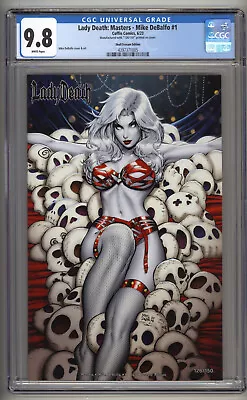 Lady Death Masters Mike DeBalfo #1 CGC 9.8 Skull Scream Edition Ltd 150 (2023) • $99.98