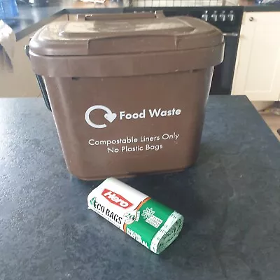 £24.99 • Buy Kitchen Caddy Bin Liners Compostable Food Waste Green Recycling Bags