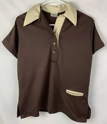 Vintage King Louie Bowling Shirt Button Men’s 36 Made USA 70s 80s Casual Collar • $44.99