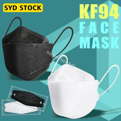 10/50/100PCS 4-Layer KF94 Face Masks Comfortable Filter 3D Mouth Face Mask Cover • $7.68