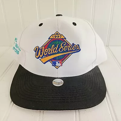 Vintage Florida Marlins 1997 World Series Champions Snapback Hat LOGO 7 • $39.99