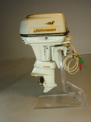 $255 • Buy Vintage 1961 K&O Johnson 75 Toy Electric Outboard Motor, VG+. Cond., NO RESERVE