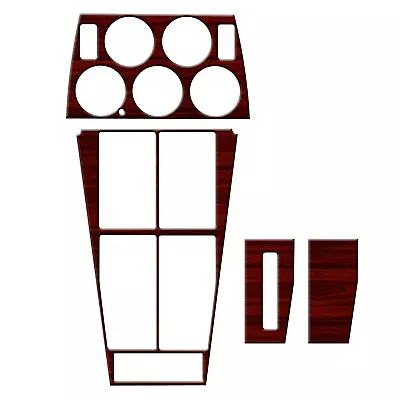 3pc Standard Rosewood Dash Trim Kit For 1968-71 C3 Corvette W/ Air Conditioning • $224.95