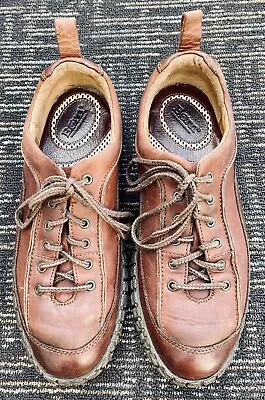 Born Men’s Leather Oxfords Size 10.5 Us- Brown Leather Laceup M1280 Handcrafted • $28.50