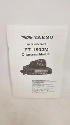 Yaesu FT-1802M 2m Radio OEM Manual • $15