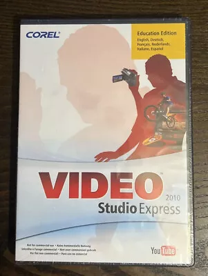 Corel Video Studio Express 2010 Education Edition New Sealed Computer Software • $14.99