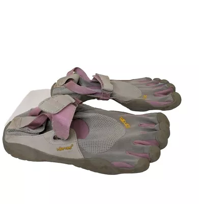 Vibram Fivefingers Women's Shoes Trail Running Gray Purple Size 39 (US Sz 8). AG • $29