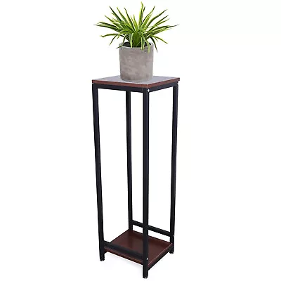 37.4 Inch Tall Pedestal Metal Plant Stand Yard Flower Pot Holder Indoor /Outdoor • $36.10