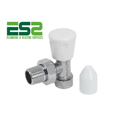 8/10/15mm Angled Radiator Valves 3/4  Union With And Without Drain Off • £6.99