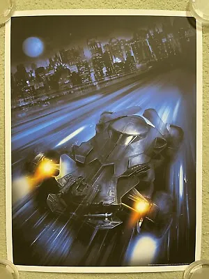 Batman Vs Superman Batmobile Movie Art Print Poster Mondo Rich Richard Davies • $119.99