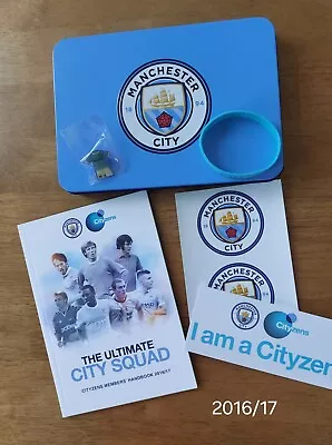 Manchester City Season Ticket Holder Presentation Tin 2016/17 With Memorabilia  • £5