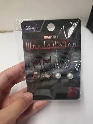 Marvel WandaVision Character Stud Earrings Set • $10
