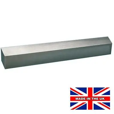 10mm Square SQ Ground Flat Stock O1 Steel X 115mm Long - For Plane • £14.99