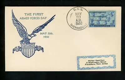 US Naval Ship Cover USS Shenandoah AD-44 Korean War 5/20/1950 Armed Forces Day • $5.99