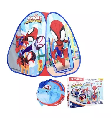 Marvel Spidey & His Amazing Friends Classic Hideaway Pop-Up Play Tent Playhut • $38.20