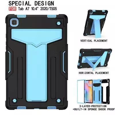 For Samsung Galaxy Tab A A7 S6 Lite S7 FE S8+ Heavy Duty Armor Stand Case Cover • $23.99
