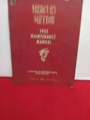 1962 Mercury Meteor Shop Service Repair Maintenance Manual Original  • $40
