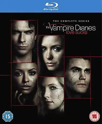 Vampire Diaries Complete Series Season 1+2+3+4+5+6+7+8 Blu-ray Box Set RB New • $143.95