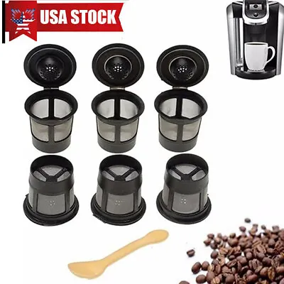 6 Pack For K-Cup Reusable Replacement Coffee Filter Holder Pod For Keurig US • $7.58