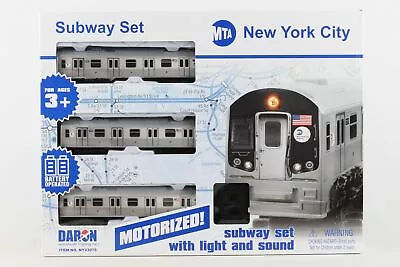 NYC New York City MTA Subway Car Set R160 New W/ Lights & Sound-Tracks Daron NIB • $59.95