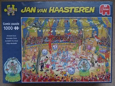 Jan Van Haasteren - Acrobat Circus - 1000 Piece Comic Puzzle - NEW And SEALED • £17.50