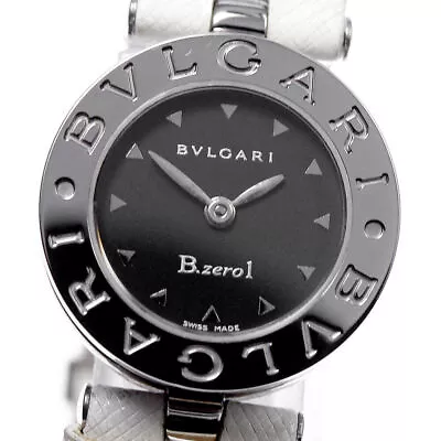 BVLGARI B-zero1 BZ22S Bangle Black Dial Quartz Ladies Watch_797573 • $631.37