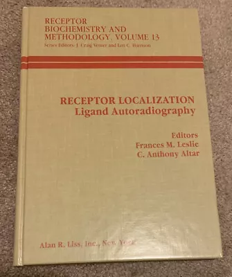 Receptor Localization Vintage Science Medical Text Book Cerebral Brain Anatomy • $12.99