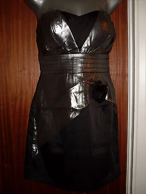 £19.99 • Buy Ladies Black Strapless Dress Size 12