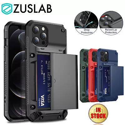 For IPhone 13 12 11 Pro XS Max XR X 6 7 8 Plus SE Case Wallet Heavy Duty Cover • $14.95