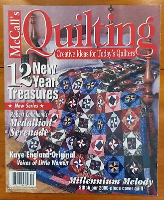 McCall’s Quilting Magazine February 2000 Quilt 12 New Year Treasures • $8
