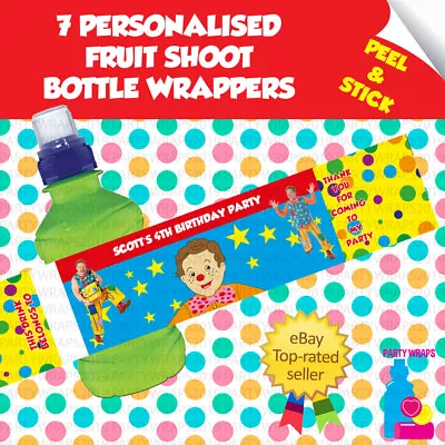 PERSONALISED MR TUMBLE Birthday Party Stickers & Wrappers & MORE!! • £2.25