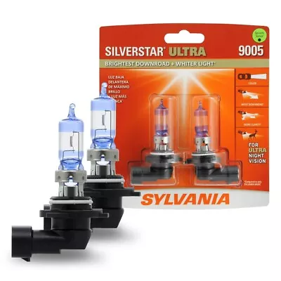 SYLVANIA 9005 SilverStar Ultra High Performance Halogen Headlight Bulb 2 Bulbs • $44.75