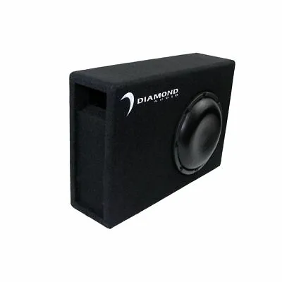 Diamond Audio DESMB8 Shallow Mount 8  Loaded Subwoofer Enclosure Black Open Box • $275.75
