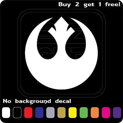 Rebel Alliance Star Wars Logo Sticker Vinyl Decal Car Window Jedi  • $2.59