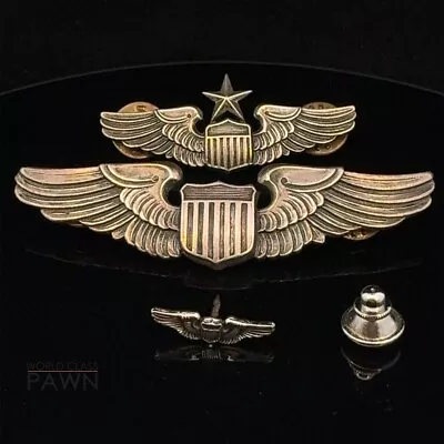 Vintage WW2 Aviator Wings N.S. Meyers - LGB Olus Misc Military Pins (WCP021895) • $99.99
