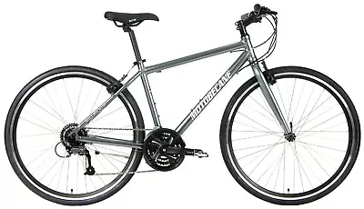 22.5 In Dark Silver 2022 Motobecane Cafe Latte Mens Hybrid Bicycle 24 Speed • $649.95