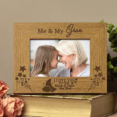 Me And My Gran Love You To The Moon Photo Frame Gift FW289 • £11.99