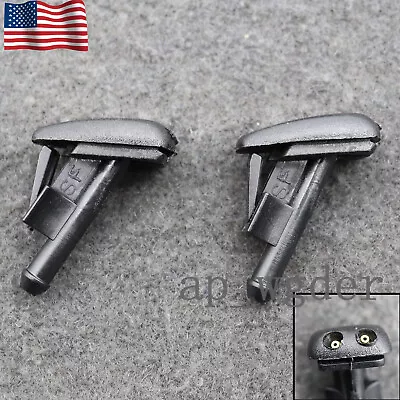 2x Windshield Washer Spray Nozzle For BMW 318i 320i 325i 328i M3 E36 Z3 3 Series • $6.29