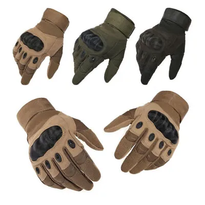 Tactical Reinforced Fast Rope Rappel Gloves Rescue Rock Climbing Hand Protection • $15.99
