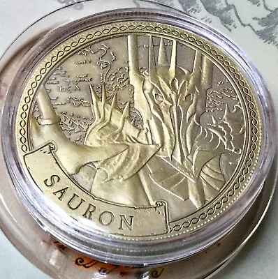 Sauron Lord Of The Rings 38mm Collectors Coin In Capsule • £22.95