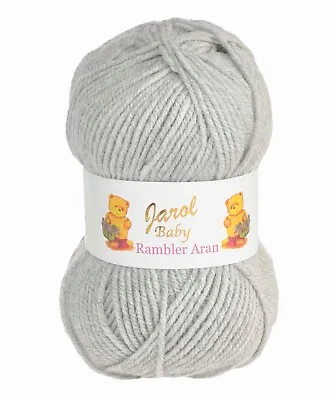 Woolcraft Jarol  Rambler Aran Wool Yarn 100g 8 Colours Knitting Crochet Crafts • £2.25