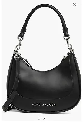 Marc Jacobs Small Leather Hobo Bag In Black Leather • $149