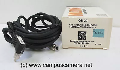 Quantum Battery 1 Series 10' Foot Extension Power Cable QB22 QB-22 New In Box • $19.99