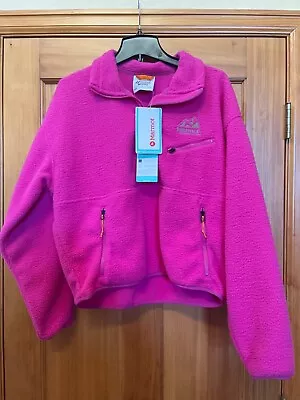 Marmot Jacket Fleece Pullover Coat Pockets Red Or Fuschia Select $109 NWT • $35