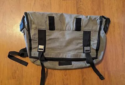 Mission Workshop Rummy AP 27L Messenger Bag; Gray Waxed Canvas Gray VX Liner • $160