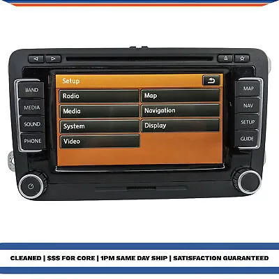 VW RNS-510 Navigation Radio RNS510 Head Unit 3C0035684 G  GPS V12 Maps MK6  • $521.55