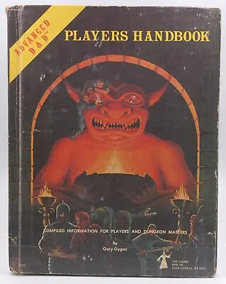 AD&D Players Handbook Original Cover VG Gary Gygax  TSR • $69.30